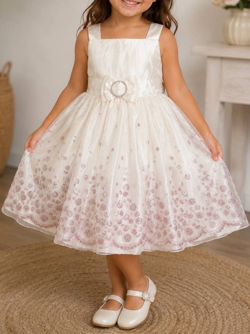 (0007) Girls: 5 Love By Special Occasions Sleevless Dress- D4